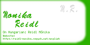 monika reidl business card