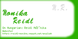 monika reidl business card